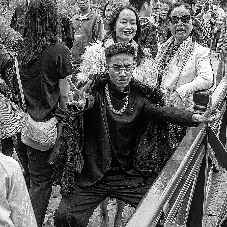 StreetPhotoPoetry Schwarzweissfotografie Asien