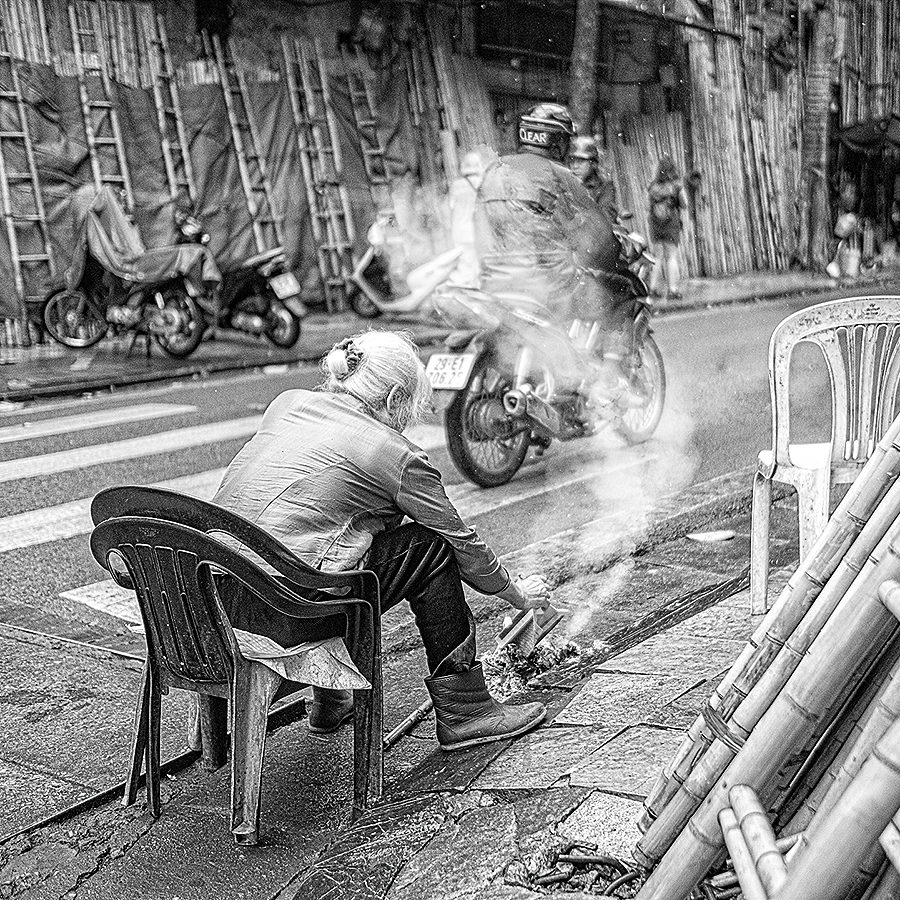 StreetPhotoPoetry Schwarzweissfotografie Asien